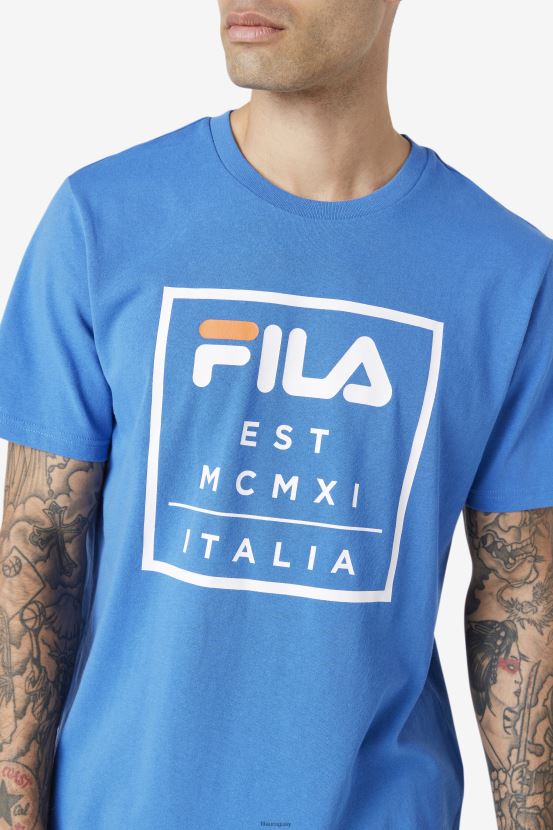 azul fuerte FILA camiseta fila tenez azul fuerte 6L8PR2393