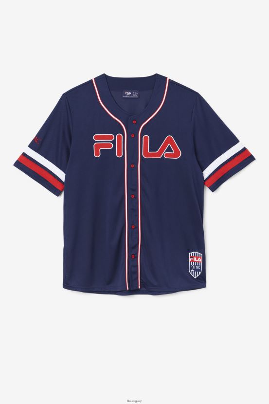 azul marino/rojo/blanco FILA Camiseta de béisbol 2pac fila azul marino/rojo/blanco 6L8PR2212