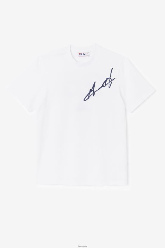 blanco FILA camiseta fila blanca Grant Hill Cormac 6L8PR2228