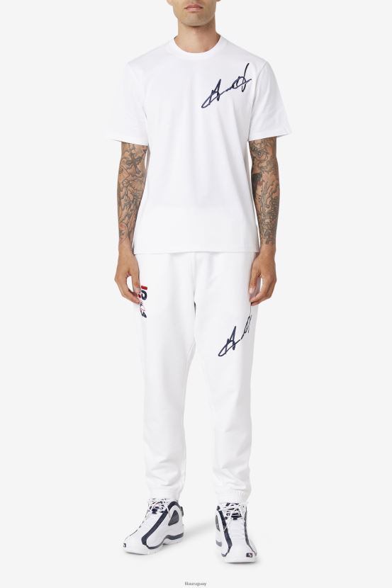 blanco FILA camiseta fila blanca Grant Hill Cormac 6L8PR2228