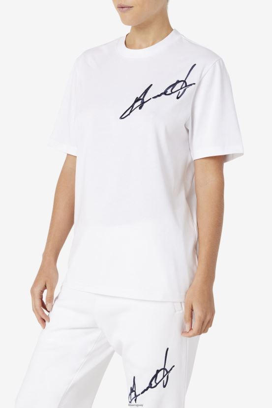 blanco FILA camiseta fila blanca Grant Hill Cormac 6L8PR2228