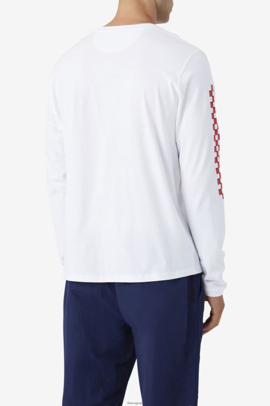 blanco FILA camiseta fila blanca bevans park manga larga 6L8PR2250