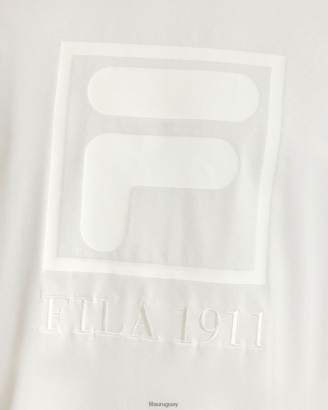 blanco FILA camiseta fila blanca hombre sahand 6L8PR22403