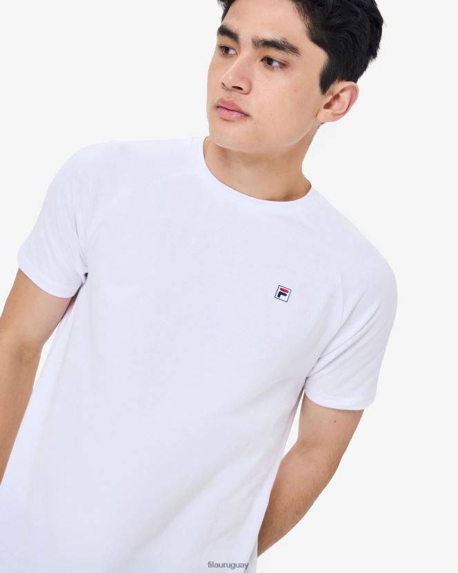 blanco FILA camiseta fila hannes blanca hombre 6L8PR22526