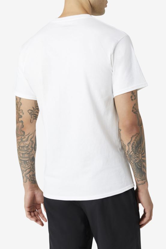blanco FILA camiseta fila pickleball paddle blanca 6L8PR21114