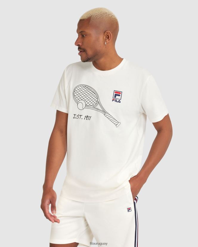 blanco FILA camiseta fila wyatt blanca para hombre 6L8PR22386