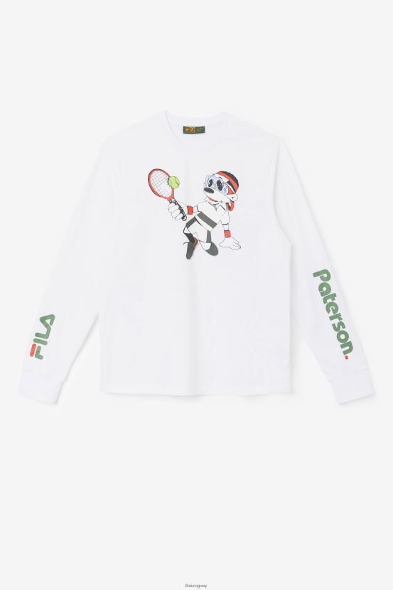 blanco FILA fila camiseta fila x paterson blanca manga larga 6L8PR2328