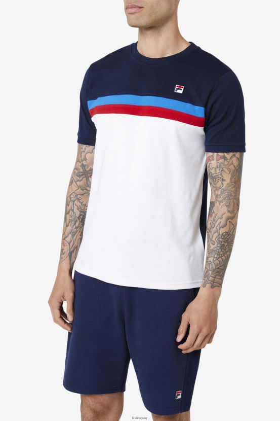 blanco/azul marino/azul fuerte/rojo FILA blanco/azul marino/azul fuerte/rojo exento tripulación fila 6L8PR2330