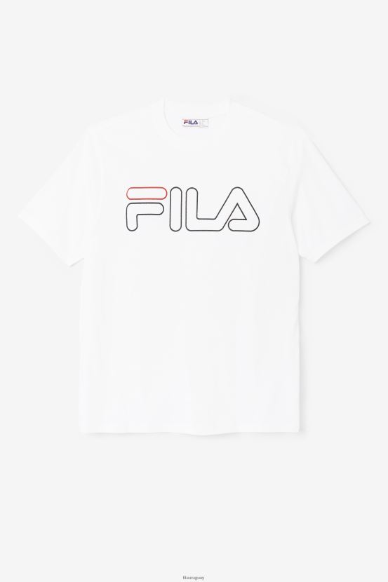 blanco/negro/rojo FILA camiseta borough fila blanco/negro/rojo 6L8PR2278