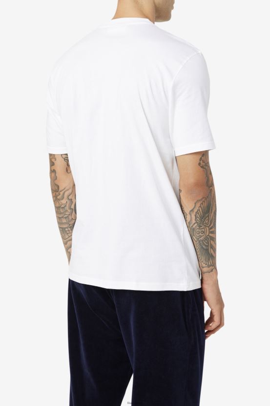 blanco/negro/rojo FILA camiseta borough fila blanco/negro/rojo 6L8PR2278