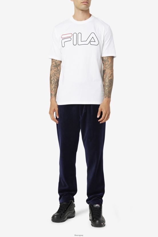 blanco/negro/rojo FILA camiseta borough fila blanco/negro/rojo 6L8PR2278
