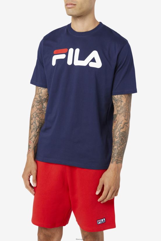 chaquetón/blanco/rojo chino FILA fila hombre eagle tee peacoat/white/chinese red 6L8PR2283