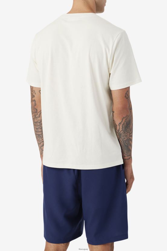 gardenia/azul marino FILA camiseta fila gardenia/navy saran 6L8PR2342