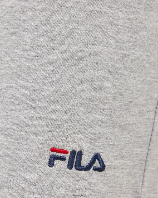marga plateada FILA pantalones cortos fila silver marle básicos para hombre 6L8PR22332