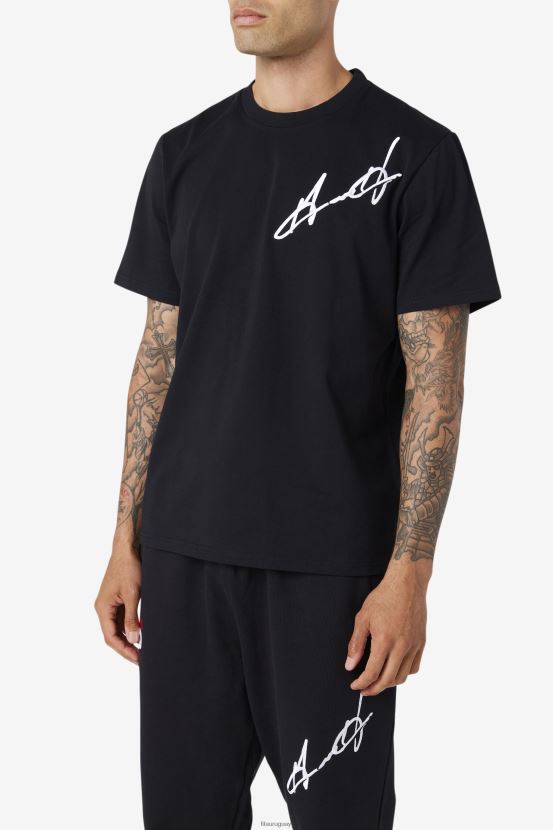 negro FILA camiseta fila Grant Hill Cormac negra 6L8PR2227
