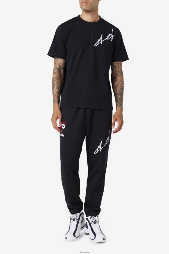 negro FILA camiseta fila Grant Hill Cormac negra 6L8PR2227