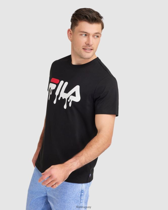 negro FILA camiseta fila matthew hombre negra 6L8PR22401