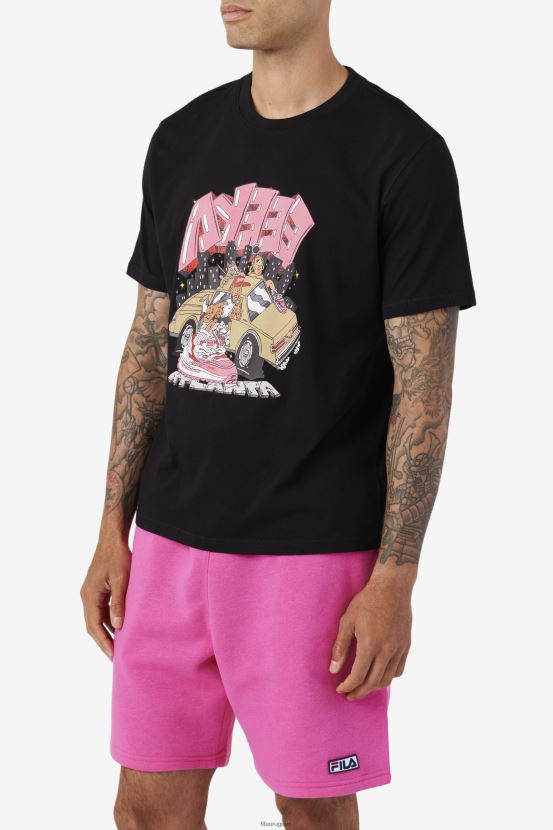 negro FILA camiseta fila negra 6L8PR2358
