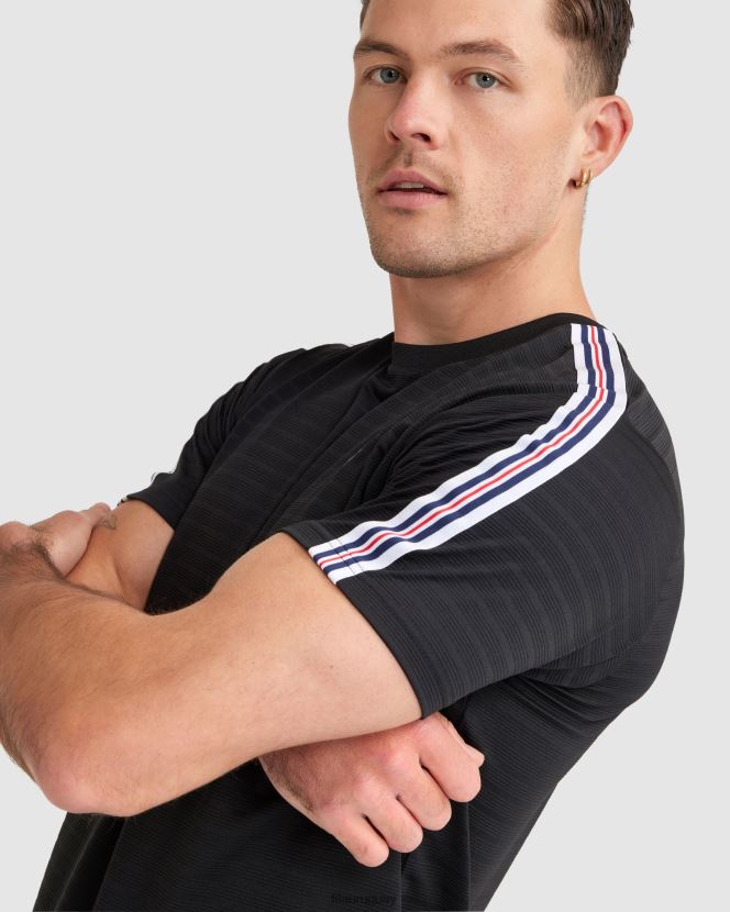 negro FILA camiseta fila pablo hombre negra 6L8PR22335