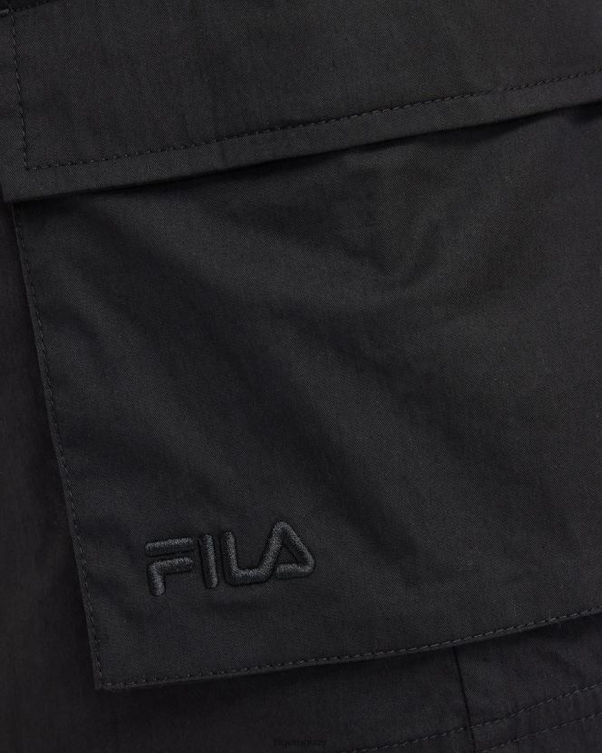 negro FILA pantalones cortos fila jett negros para hombre 6L8PR22338