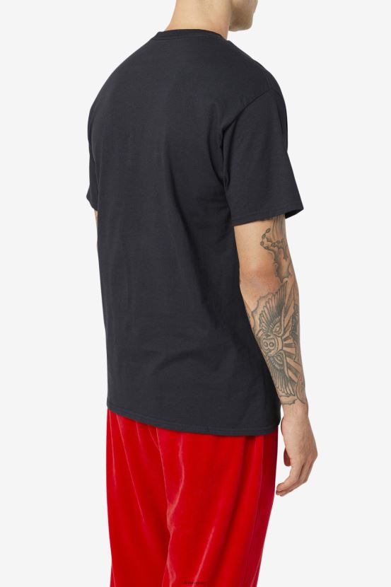 negro/blanco/rojo FILA camiseta fila stacked negro/blanco/rojo 6L8PR2304
