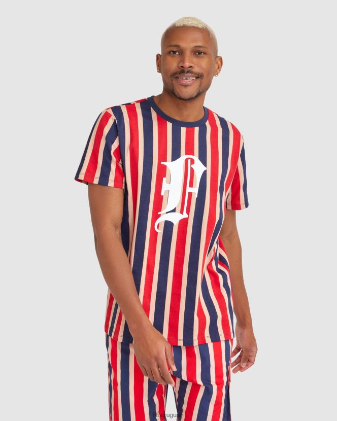 nueva marina FILA camiseta fila jett hombre nueva azul marino 6L8PR22389