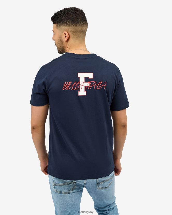 nueva marina FILA camiseta juan fila new azul marino 6L8PR22576