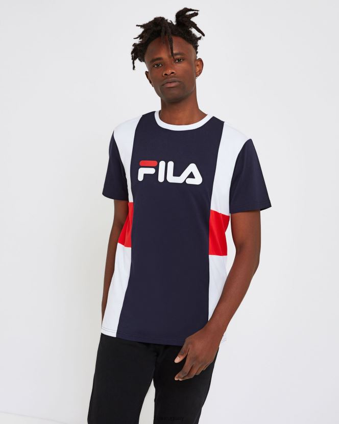 nueva marina FILA camiseta trieste unisex fila new azul marino 6L8PR22540