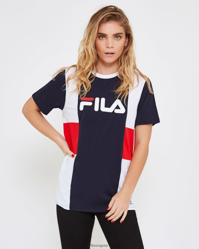 nueva marina FILA camiseta trieste unisex fila new azul marino 6L8PR22540