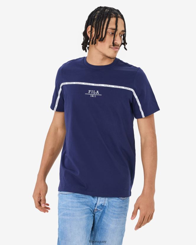 nueva marina FILA camiseta urbana unisex fila new marino 6L8PR22546