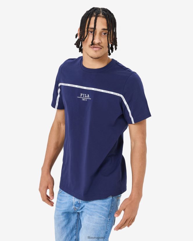 nueva marina FILA camiseta urbana unisex fila new marino 6L8PR22546