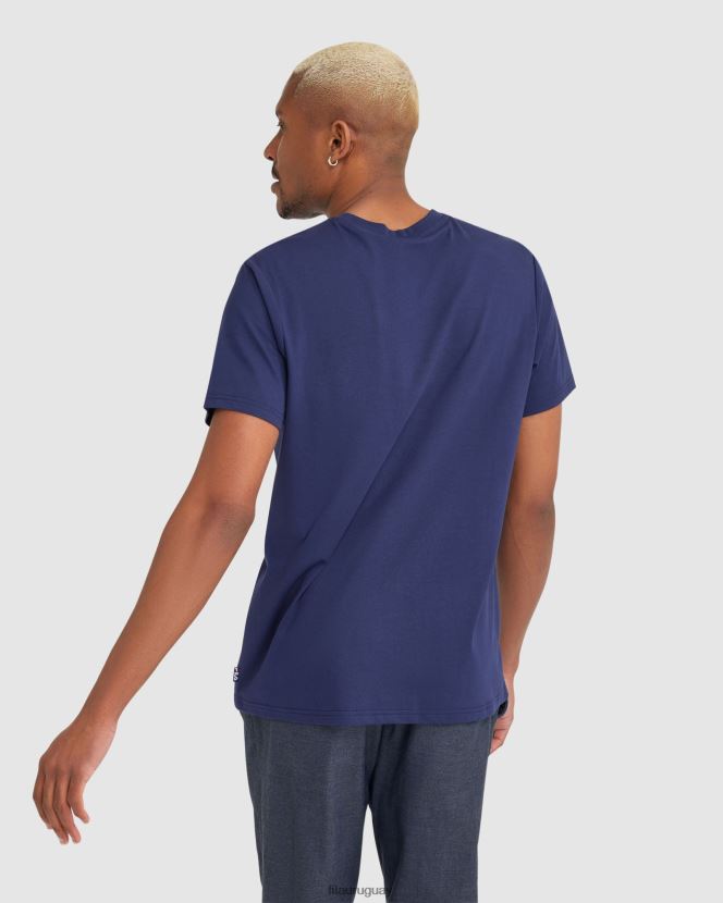 nueva marina FILA nueva camiseta fila sahand azul marino para hombre 6L8PR22400