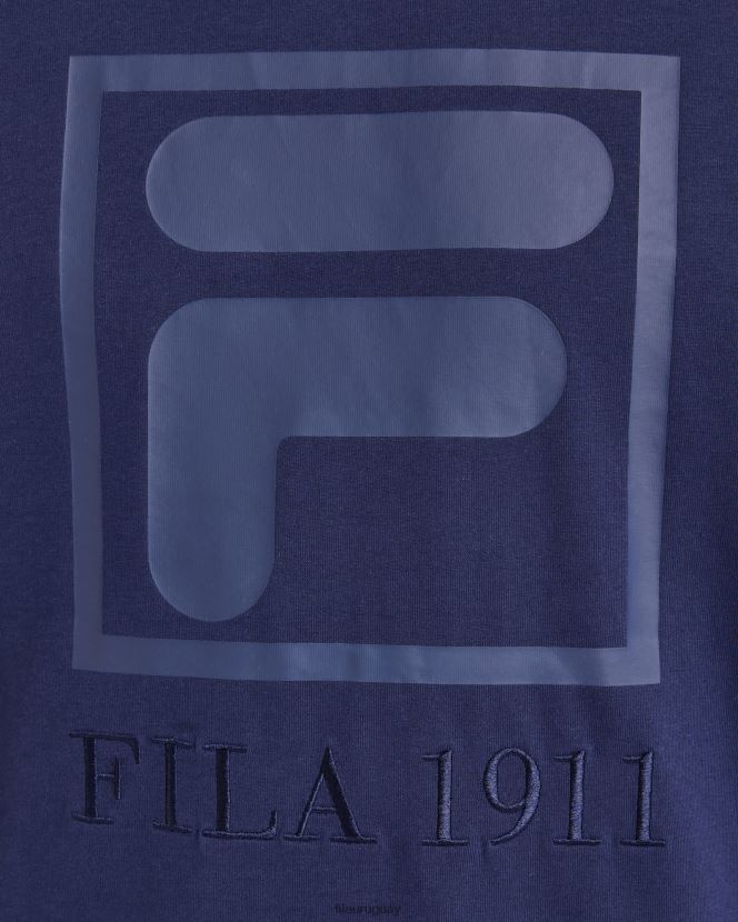 nueva marina FILA nueva camiseta fila sahand azul marino para hombre 6L8PR22400