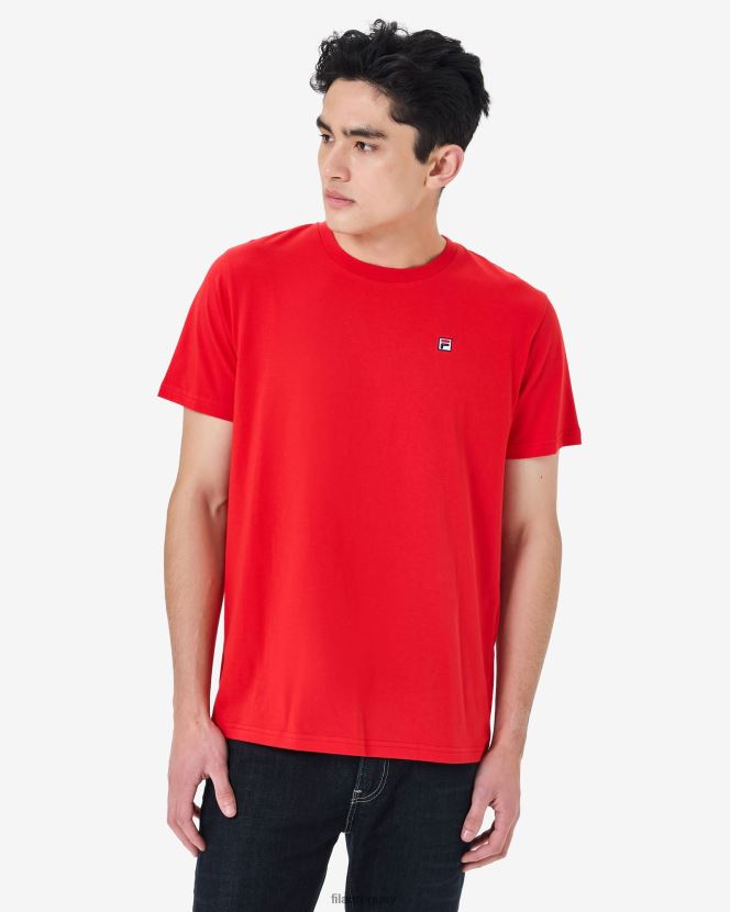 rojo FILA Camiseta Heritage Badge 2.0 para hombre roja fila 6L8PR22561