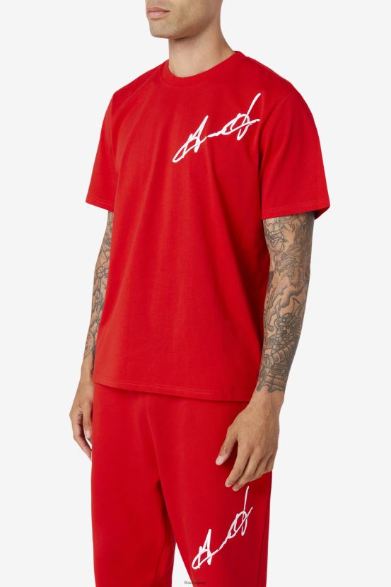 rojo FILA camiseta fila Grant Hill Cormac roja 6L8PR2229