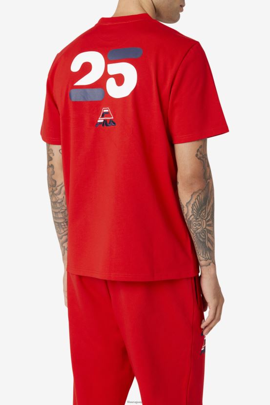 rojo FILA camiseta fila Grant Hill Cormac roja 6L8PR2229