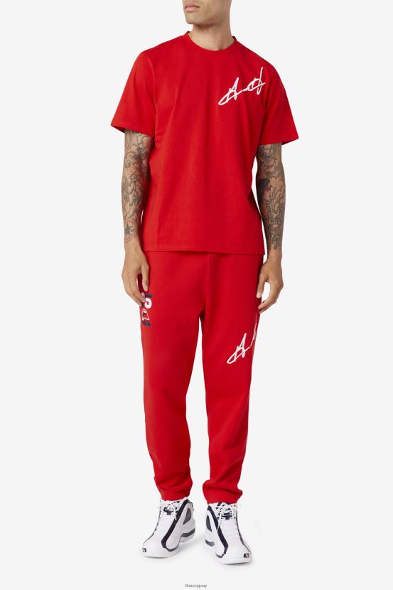 rojo FILA camiseta fila Grant Hill Cormac roja 6L8PR2229