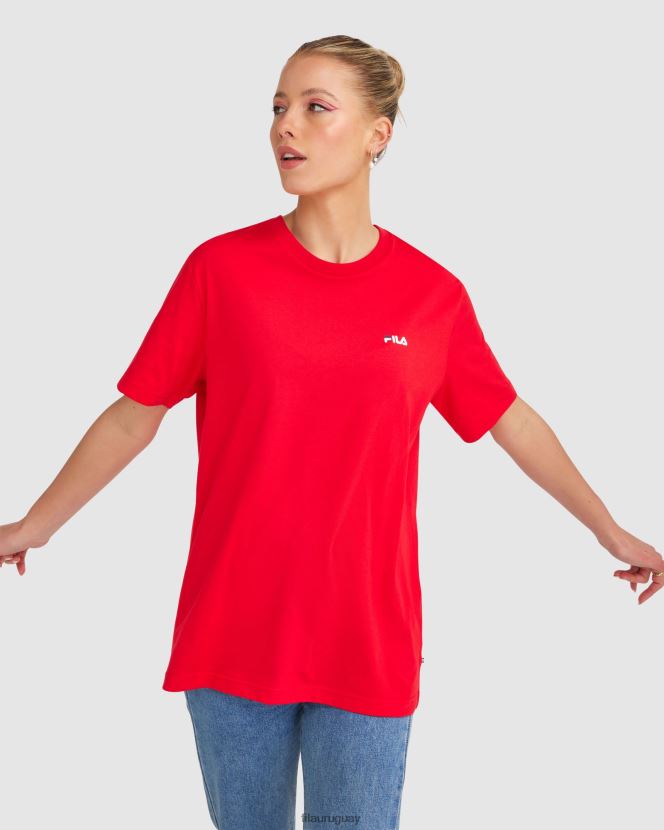 rojo FILA camiseta fila unisex clásica roja 2 6L8PR22487