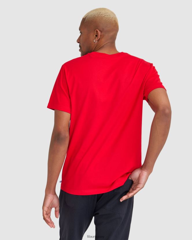 rojo FILA camiseta fila unisex clásica roja 2 6L8PR22487