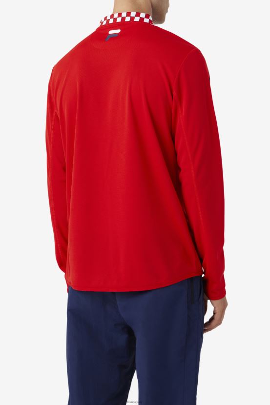 rojo FILA fila bevans park camiseta manga larga roja 6L8PR2325