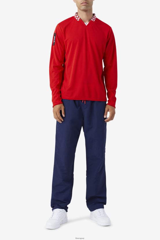 rojo FILA fila bevans park camiseta manga larga roja 6L8PR2325