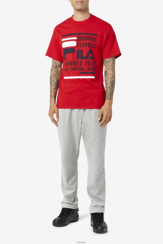 rojo/azul marino/blanco FILA camiseta fitness original rojo/azul marino/blanco fila 6L8PR2354