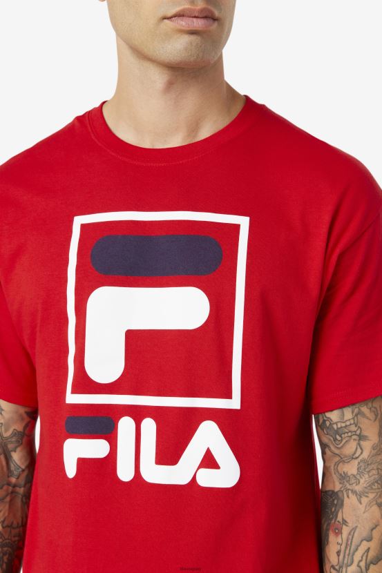 rojo/blanco/azul marino FILA camiseta fila roja/blanca/azul marino fila 6L8PR2306