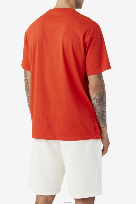 rojo fuego/blanco FILA camiseta fila cody rojo fuego/blanco 6L8PR2294