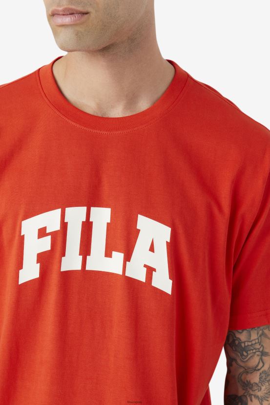 rojo fuego/blanco FILA camiseta fila cody rojo fuego/blanco 6L8PR2294