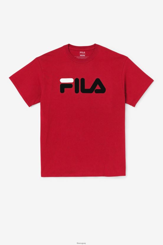 rojo/negro/blanco FILA Camiseta fila hombre logo rojo/negro/blanco 6L8PR2271