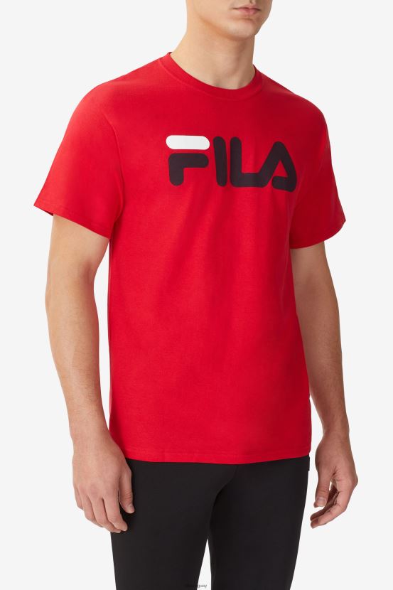 rojo/negro/blanco FILA Camiseta fila hombre logo rojo/negro/blanco 6L8PR2271