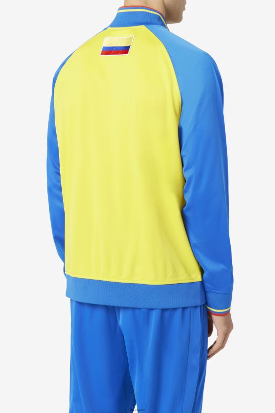 amarillo/azul lapislázuli/rojo fuego FILA chaqueta deportiva colombia amarilla/azul lapislázuli/rojo fuego fila 6L8PR2918