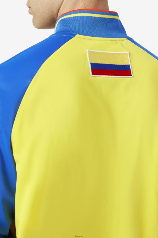 amarillo/azul lapislázuli/rojo fuego FILA chaqueta deportiva colombia amarilla/azul lapislázuli/rojo fuego fila 6L8PR2918