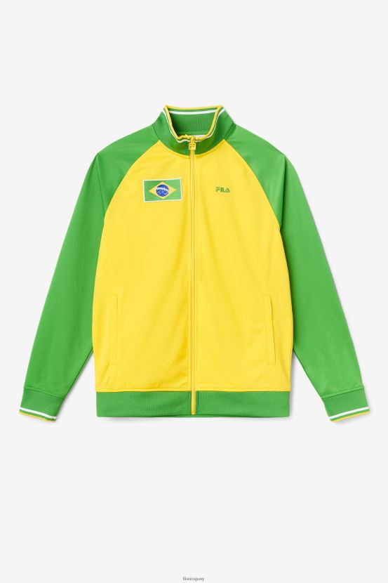 amarillo/verde helecho/blanco FILA chaqueta deportiva fila brazil amarillo/verde helecho/blanco 6L8PR2919